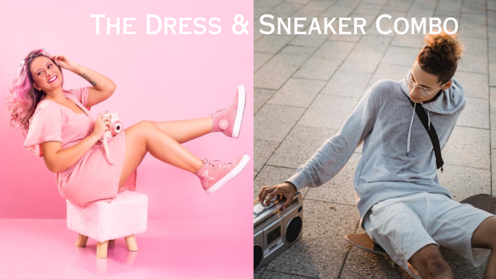 streetwear-dress-&-sneaker-combo