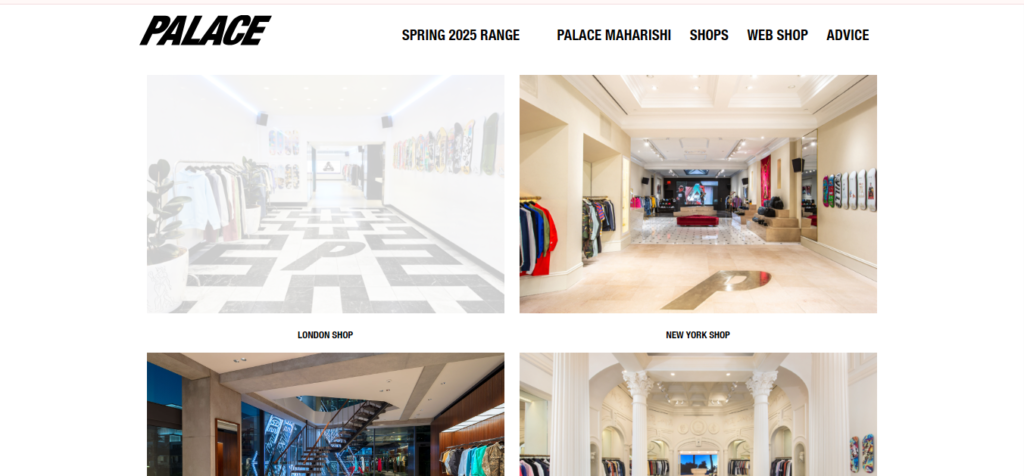 the official website of Palace